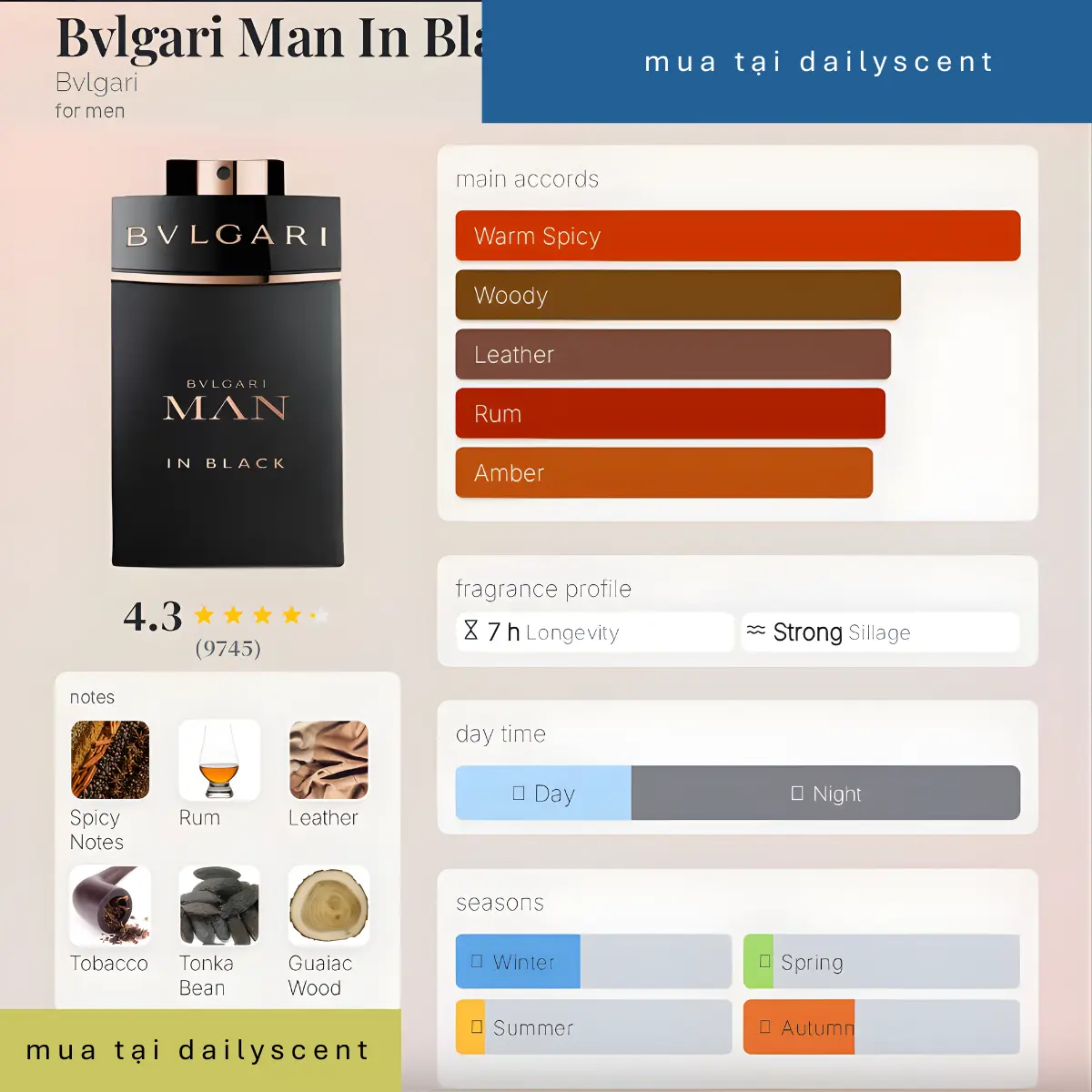 Nước hoa Bvlgari Man in Black