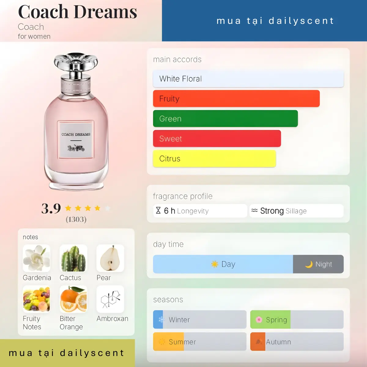 Nước hoa Coach Dreams