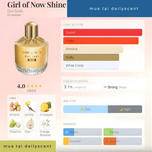 Nước hoa Girl of Now Shine Elie Saab