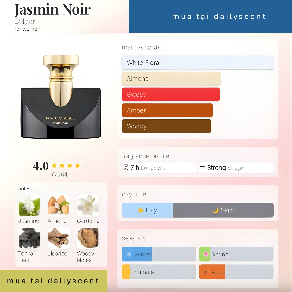 Nước hoa Jasmin Noir Bvlgari