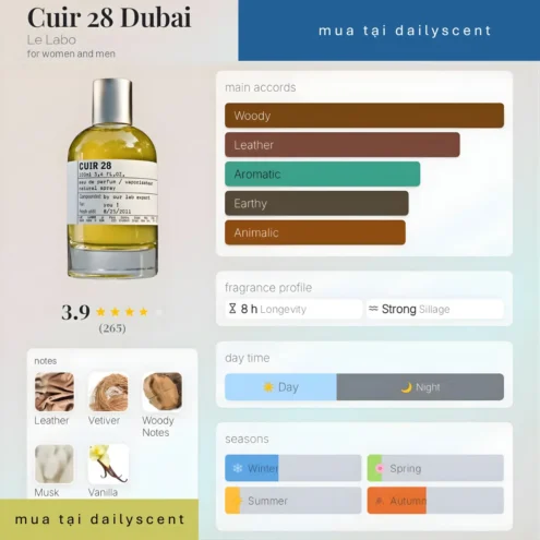 Cuir 28 Dubai Le Labo