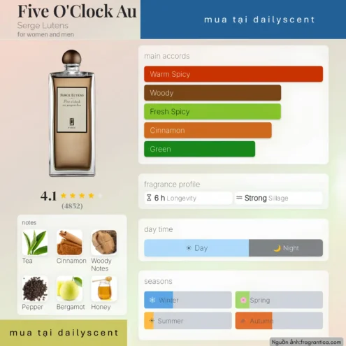 Nước hoa Five O’Clock Au Gingembre