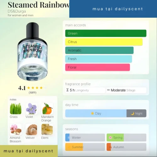 Nước hoa Steamed Rainbow DS&Durga