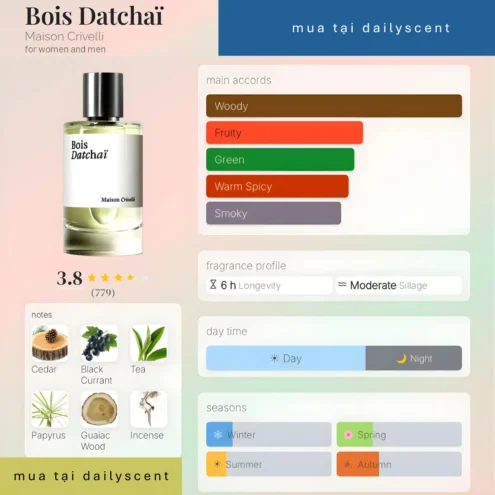 Nước hoa Bois Datchai Maison Crivelli