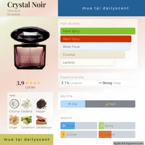 Nước hoa Crystal Noir EDP Versace
