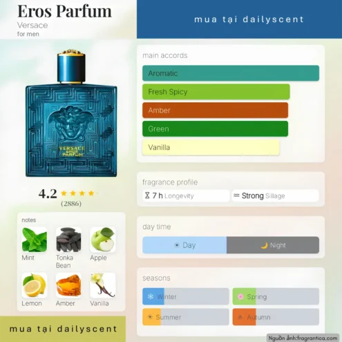 Nước hoa Eros Parfum Versace