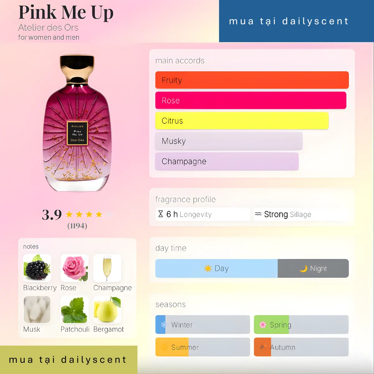 Pink Me Up Atelier des Ors