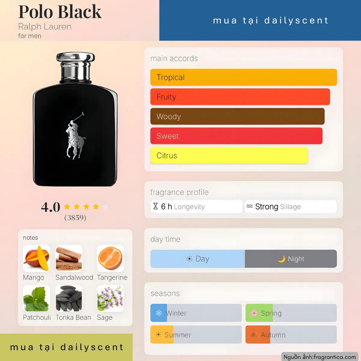 Nước hoa Polo Black Ralph Lauren