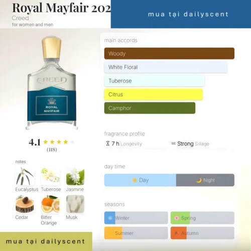 Nước hoa Creed Royal Mayfair 2024