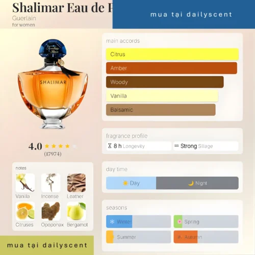 Nước hoa Shalimar EDP Guerlain