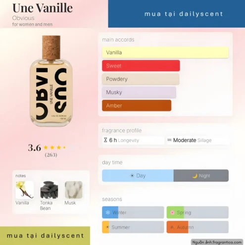 Nước hoa Un Vanille Obvious