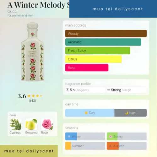 A Winter Melody Scented Water Gucci