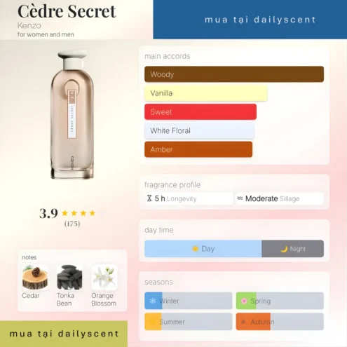Cèdre Secret Kenzo