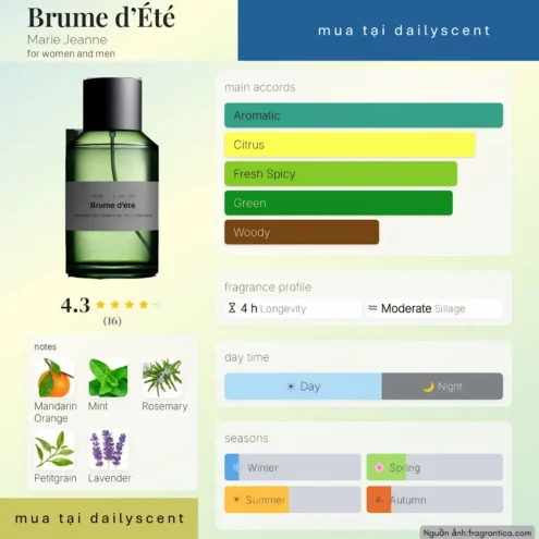 Brume d’Été Marie Jeanne