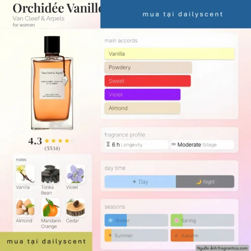 Nước hoa Orchidée Vanille Van Cleef & Arpels