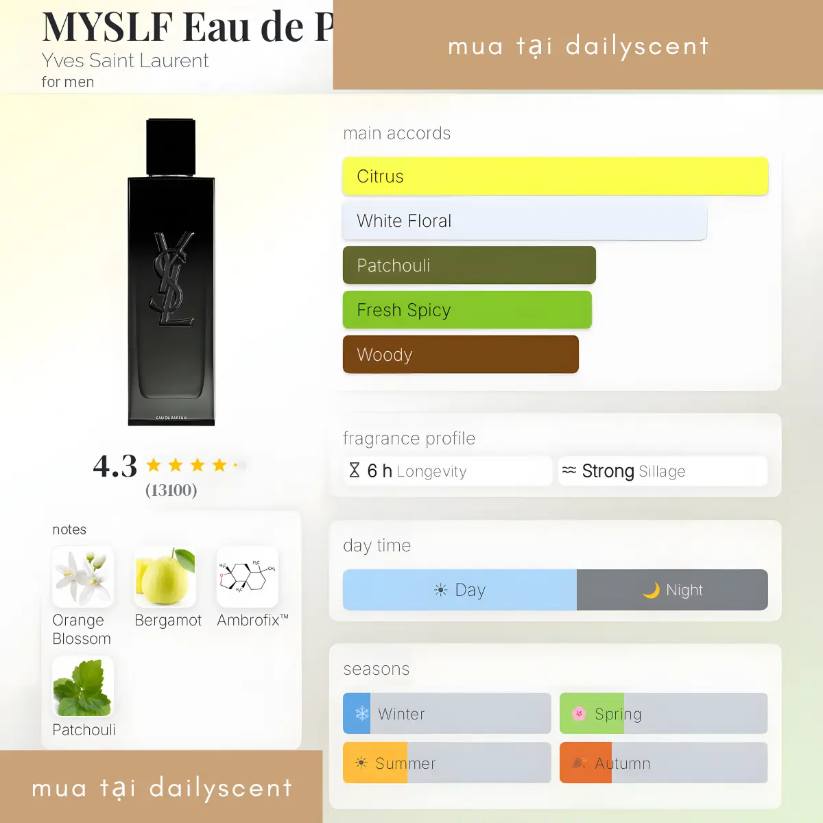 Myslf Eau de Parfum Yves Saint Laurent