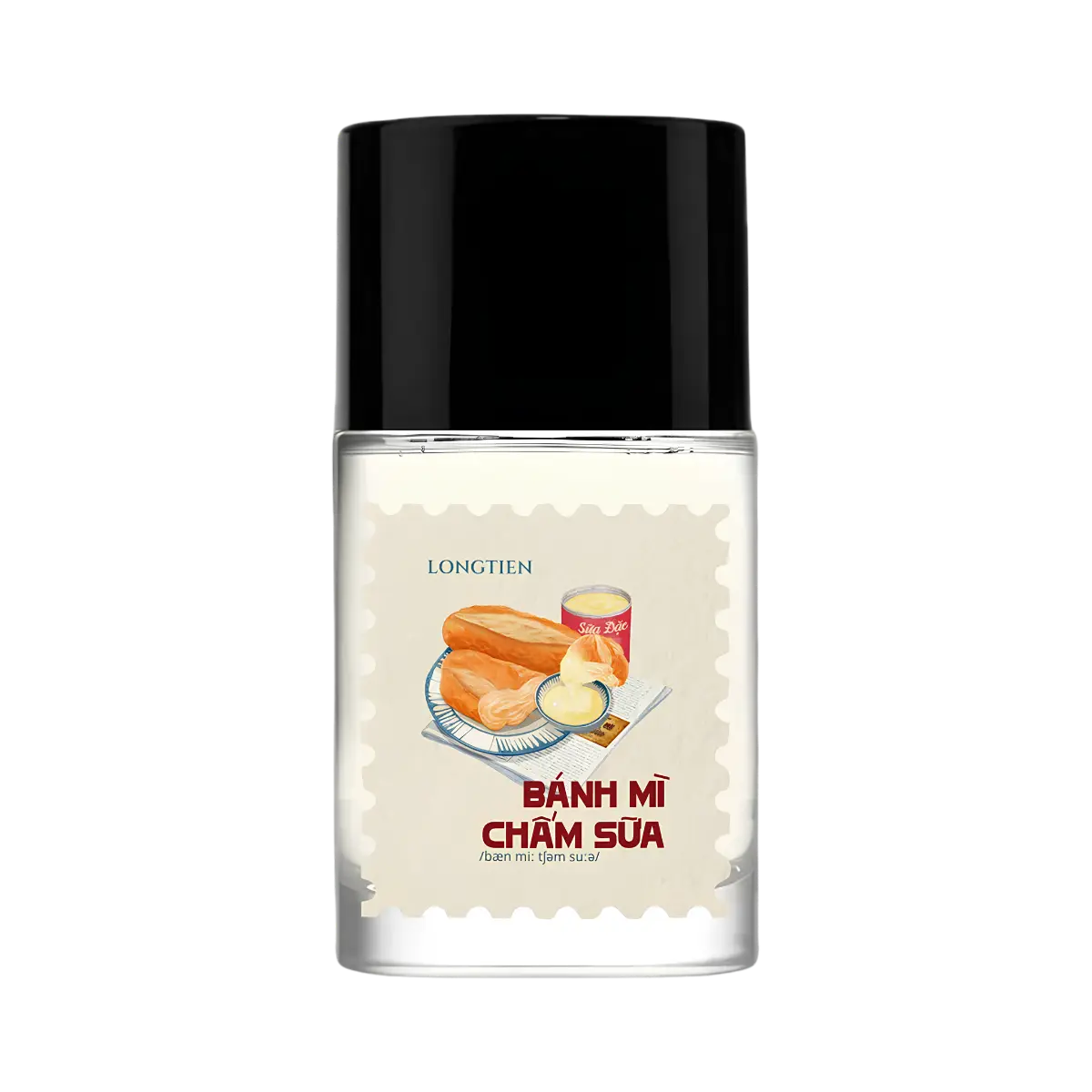 long tiên bánh mì chấm sữa